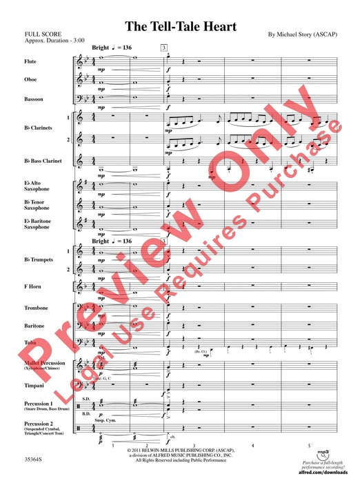 The Tell-Tale Heart 總譜 | 小雅音樂 Hsiaoya Music