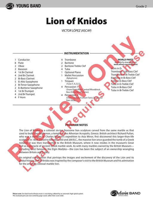 Lion of Knidos 總譜 | 小雅音樂 Hsiaoya Music