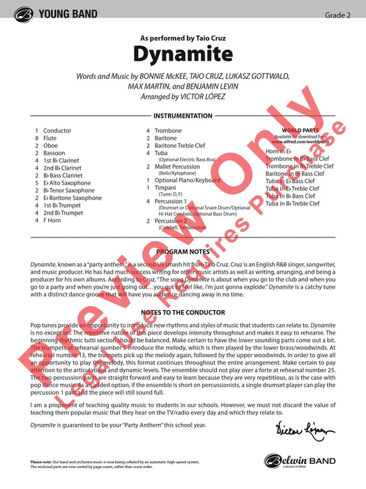 Dynamite As Performed by Taio Cruz | 小雅音樂 Hsiaoya Music