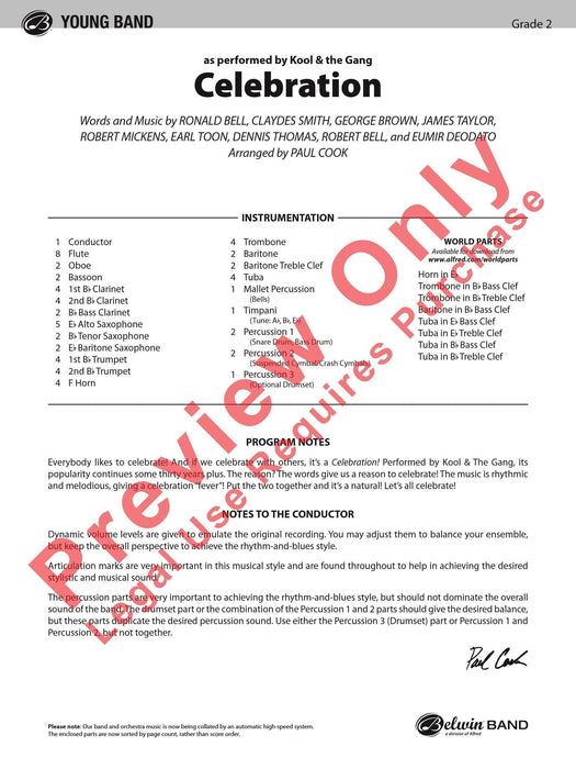 Celebration As performed by Kool & The Gang 總譜 | 小雅音樂 Hsiaoya Music