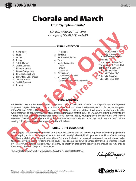 Chorale and March From "Symphonic Suite" 聖詠合唱進行曲交響組曲 總譜 | 小雅音樂 Hsiaoya Music