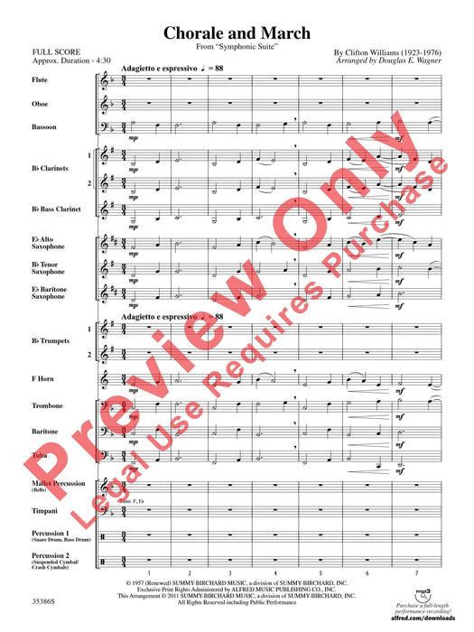 Chorale and March From "Symphonic Suite" 聖詠合唱進行曲交響組曲 總譜 | 小雅音樂 Hsiaoya Music