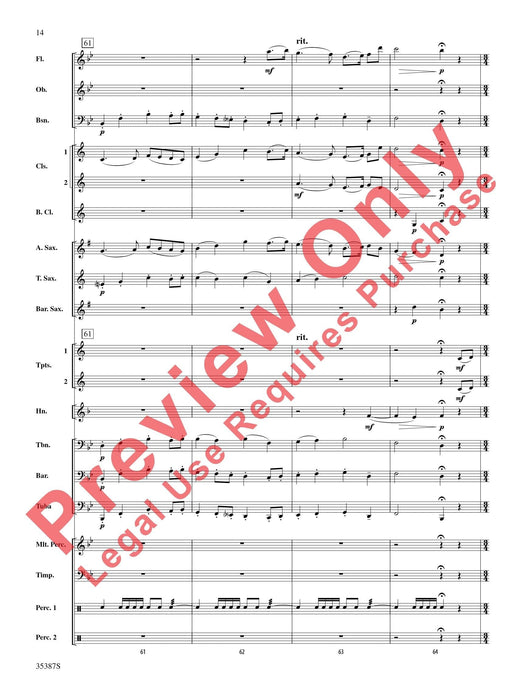 Selections from Leroy Anderson's Irish Suite 組曲 總譜 | 小雅音樂 Hsiaoya Music