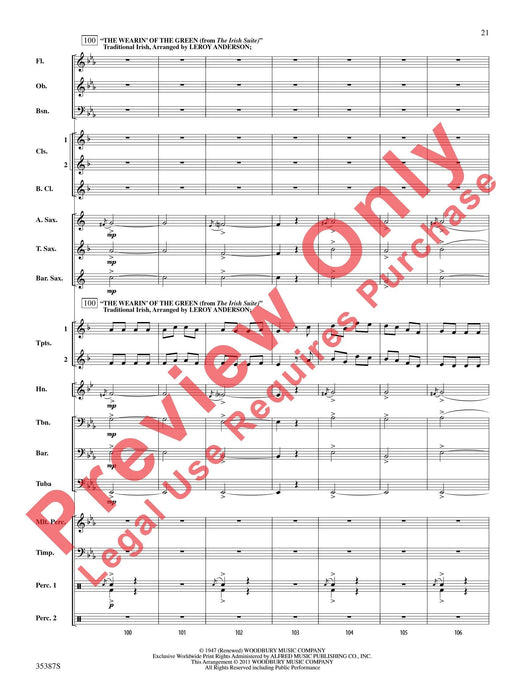 Selections from Leroy Anderson's Irish Suite 組曲 | 小雅音樂 Hsiaoya Music