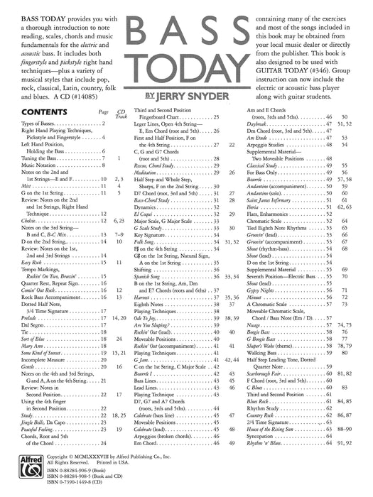 Bass Today A Beginning Electric & Acoustic Bass Method | 小雅音樂 Hsiaoya Music