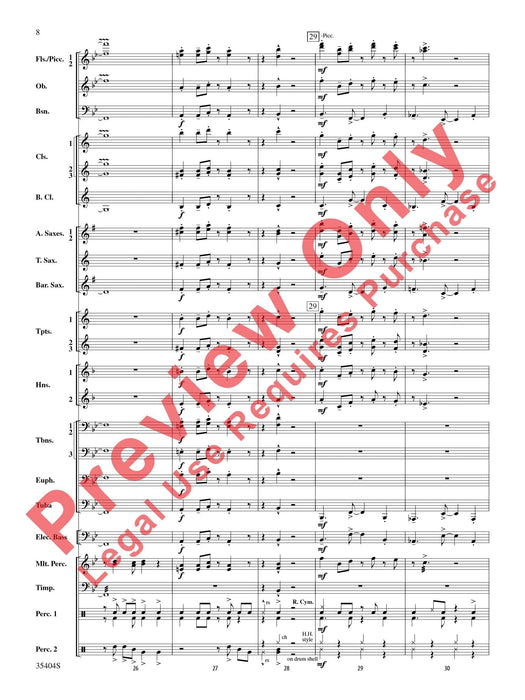 Maynard Madness Featuring: Coconut Champagne / Gonna Fly Now (Theme from Rocky) 主題 總譜 | 小雅音樂 Hsiaoya Music