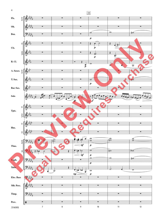 Star Dust For E-flat Alto Saxophone or B-flat Trumpet Solo with Band Accompaniment 中音薩氏管 小號 獨奏 伴奏 總譜 | 小雅音樂 Hsiaoya Music