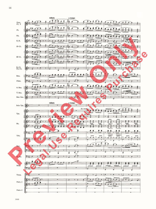 Le Carnaval de Venise For Wynton Marsalis (Trumpet Solo with Band) 狂歡節 小號 獨奏 總譜 | 小雅音樂 Hsiaoya Music