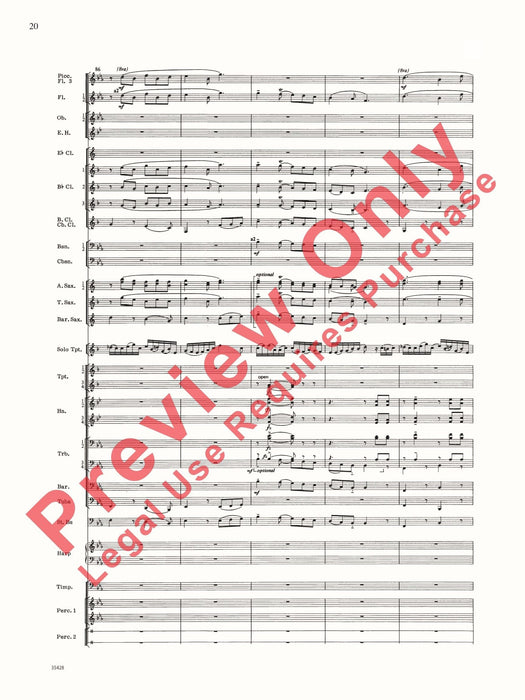 Le Carnaval de Venise For Wynton Marsalis (Trumpet Solo with Band) 狂歡節 小號 獨奏 總譜 | 小雅音樂 Hsiaoya Music