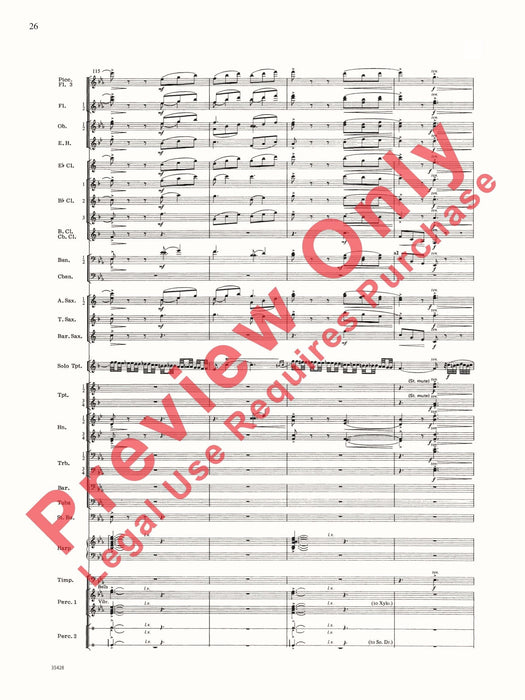 Le Carnaval de Venise For Wynton Marsalis (Trumpet Solo with Band) 狂歡節 小號 獨奏 總譜 | 小雅音樂 Hsiaoya Music