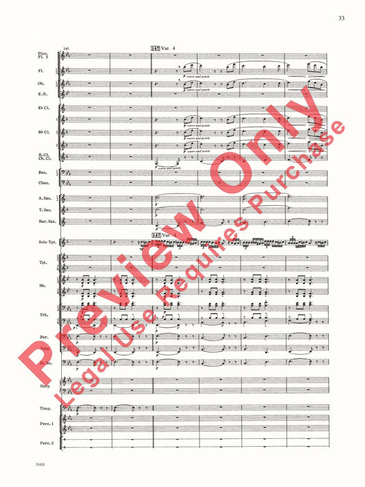 Le Carnaval de Venise For Wynton Marsalis (Trumpet Solo with Band) 狂歡節 小號 獨奏 總譜 | 小雅音樂 Hsiaoya Music
