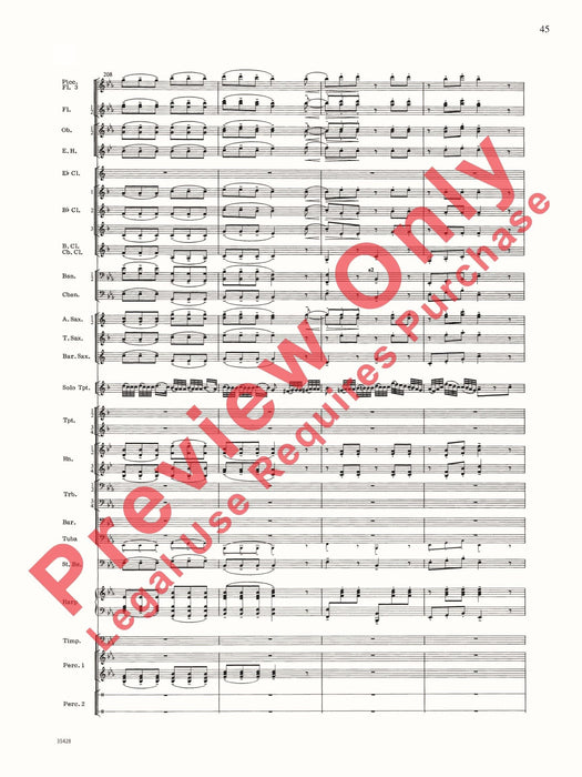 Le Carnaval de Venise For Wynton Marsalis (Trumpet Solo with Band) 狂歡節 小號 獨奏 總譜 | 小雅音樂 Hsiaoya Music