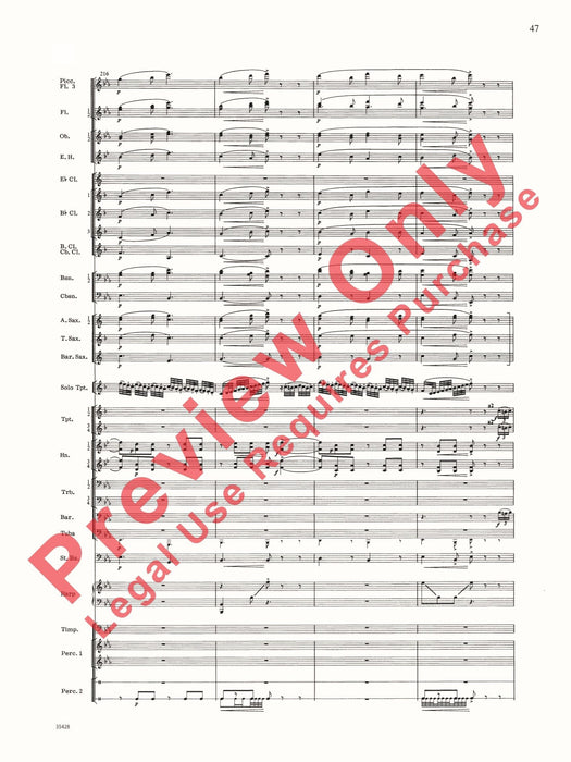 Le Carnaval de Venise For Wynton Marsalis (Trumpet Solo with Band) 狂歡節 小號 獨奏 總譜 | 小雅音樂 Hsiaoya Music