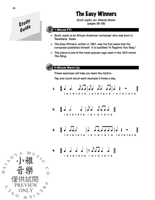 Piano for Busy Teens, Book A 13 Pieces with Study Guides to Maximize Limited Practice Time 鋼琴 小品 | 小雅音樂 Hsiaoya Music
