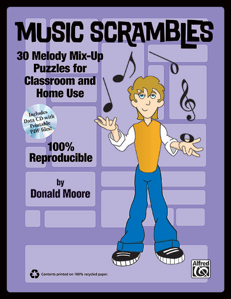 Music Scrambles 30 Melody Mix-Up Puzzles for Classroom and Home Use 旋律 | 小雅音樂 Hsiaoya Music