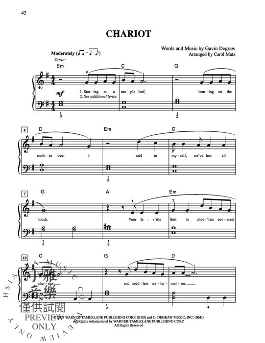 2000-2009 Best Pop and Movie Music Ten Years of Sheet Music Hits! 電影音樂 | 小雅音樂 Hsiaoya Music