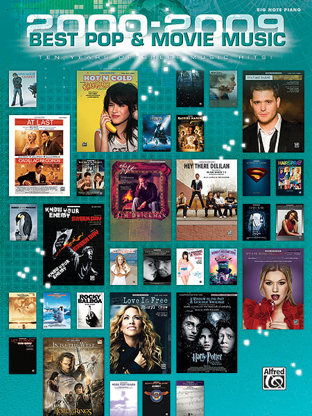 2000-2009 Best Pop and Movie Music Ten Years of Sheet Music Hits! 電影音樂 | 小雅音樂 Hsiaoya Music