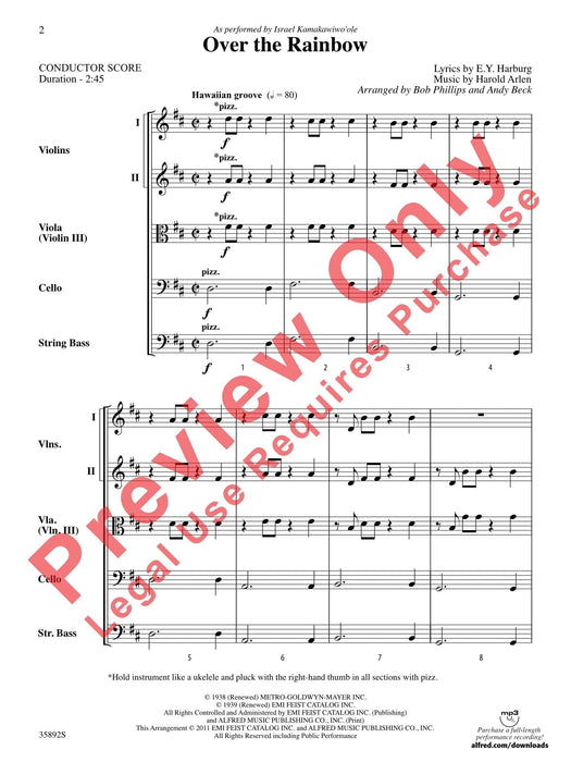 Over the Rainbow As performed by Israel Kamakawiwo'ole 總譜 | 小雅音樂 Hsiaoya Music