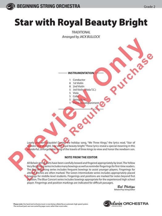 Star with Royal Beauty Bright 總譜 | 小雅音樂 Hsiaoya Music