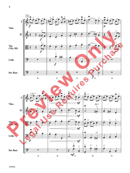 Two Baroque Dances Bourrée and Rondino 巴洛克舞曲 總譜 | 小雅音樂 Hsiaoya Music