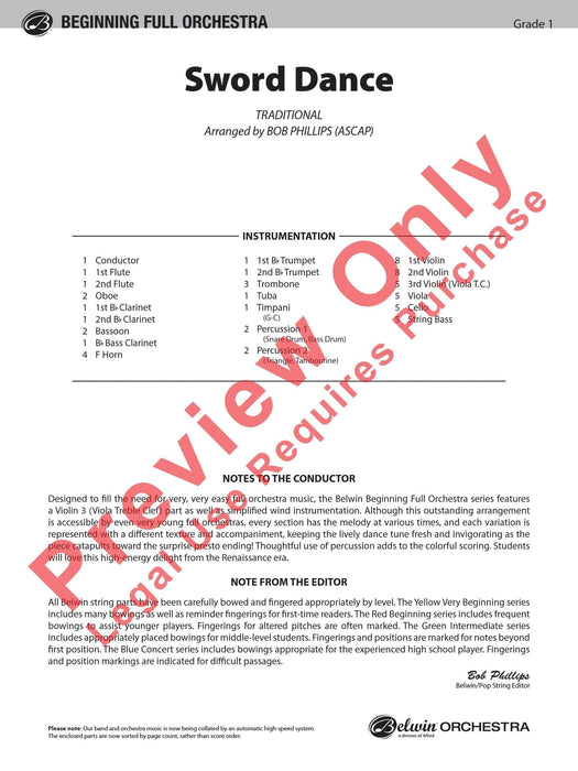 Sword Dance 舞曲 總譜 | 小雅音樂 Hsiaoya Music