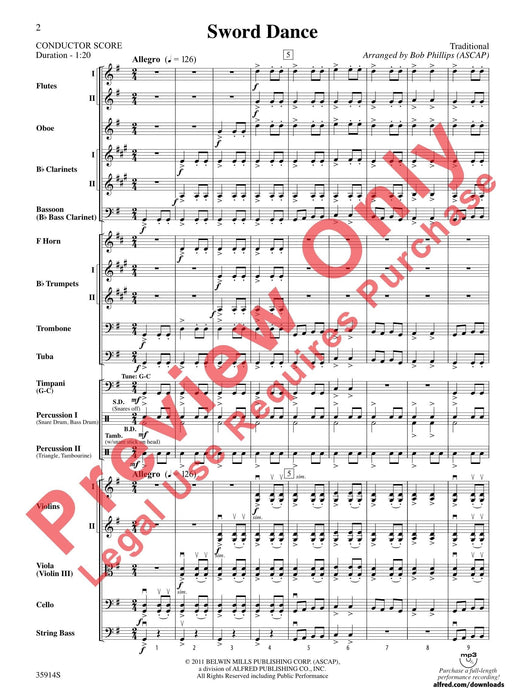 Sword Dance 舞曲 總譜 | 小雅音樂 Hsiaoya Music