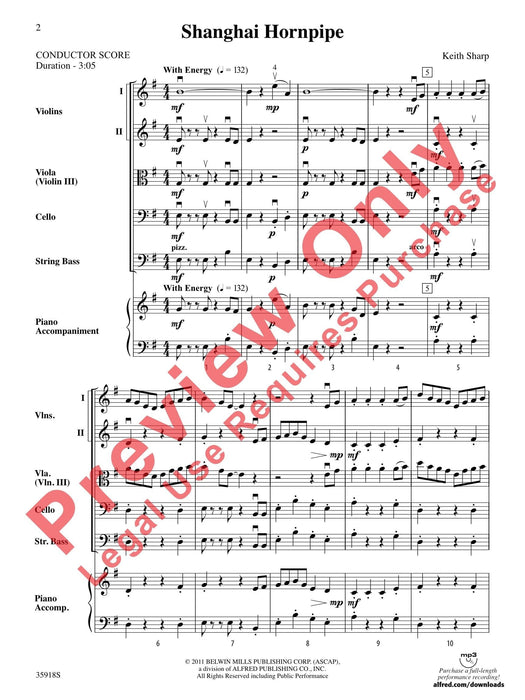 Shanghai Hornpipe 總譜 | 小雅音樂 Hsiaoya Music