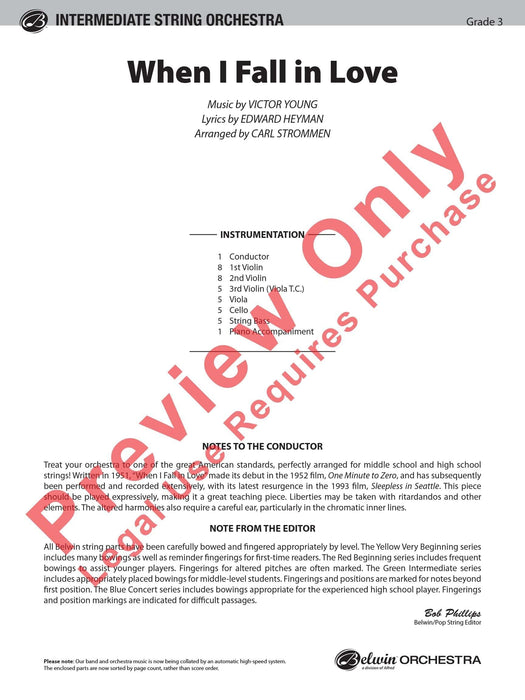 When I Fall in Love 總譜 | 小雅音樂 Hsiaoya Music