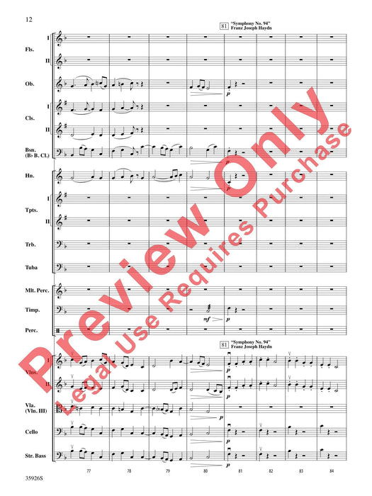 A Whole Lot of Symphony Themes 交響曲 總譜 | 小雅音樂 Hsiaoya Music