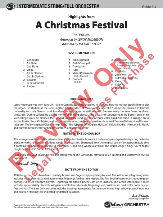 A Christmas Festival, Highlights from 總譜 | 小雅音樂 Hsiaoya Music