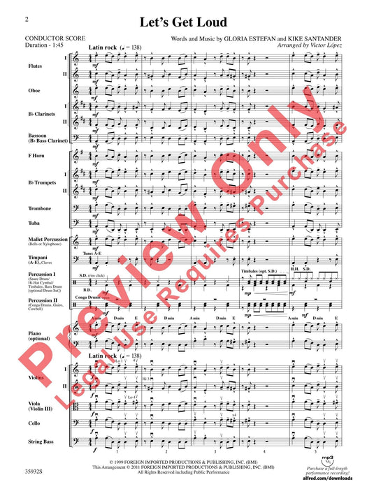 Let's Get Loud As performed by Jennifer Lopez 總譜 | 小雅音樂 Hsiaoya Music