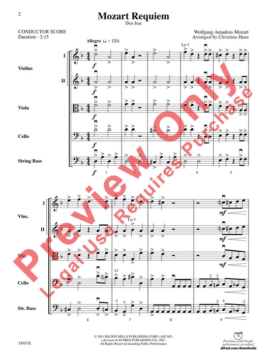 Mozart Requiem -- Dies Irae 莫札特 安魂曲 總譜 | 小雅音樂 Hsiaoya Music