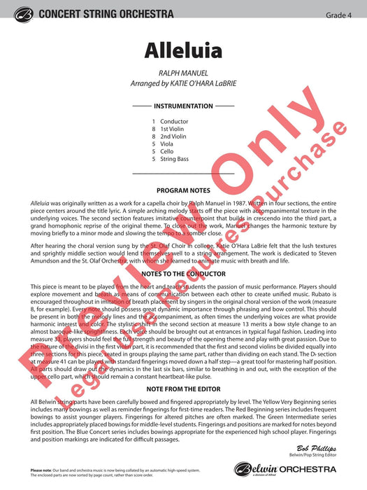 Alleluia 總譜 | 小雅音樂 Hsiaoya Music