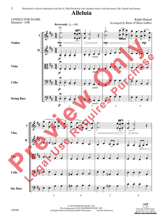 Alleluia 總譜 | 小雅音樂 Hsiaoya Music