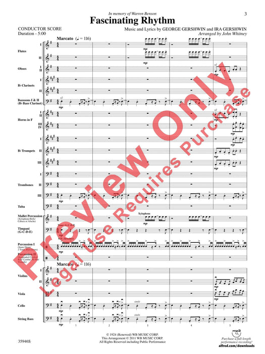 Fascinating Rhythm 節奏 總譜 | 小雅音樂 Hsiaoya Music