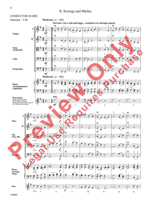 A Dickens Christmas Carol Suite A Suite of English Carols with Optional Narrator 耶誕頌歌 組曲 耶誕頌歌 總譜 | 小雅音樂 Hsiaoya Music