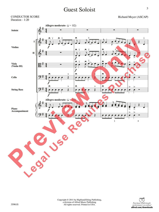 Guest Soloist 獨奏 總譜 | 小雅音樂 Hsiaoya Music