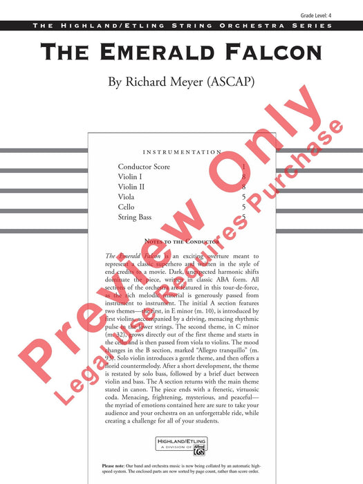 The Emerald Falcon | 小雅音樂 Hsiaoya Music