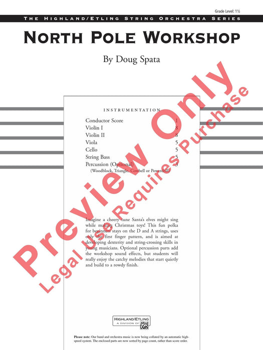 North Pole Workshop 總譜 | 小雅音樂 Hsiaoya Music