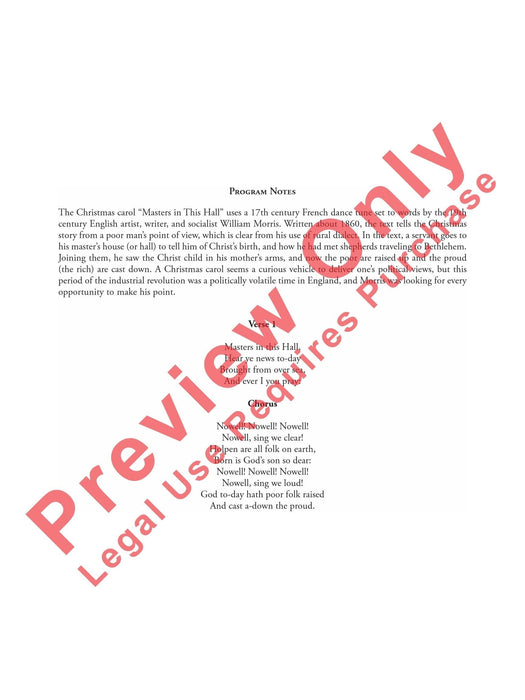 Masters in This Hall 總譜 | 小雅音樂 Hsiaoya Music