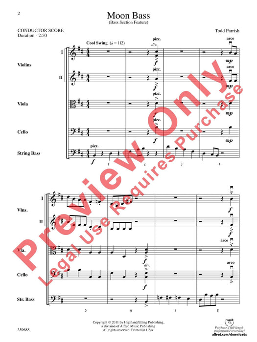 Moon Bass Bass Section Feature 樂節 總譜 | 小雅音樂 Hsiaoya Music