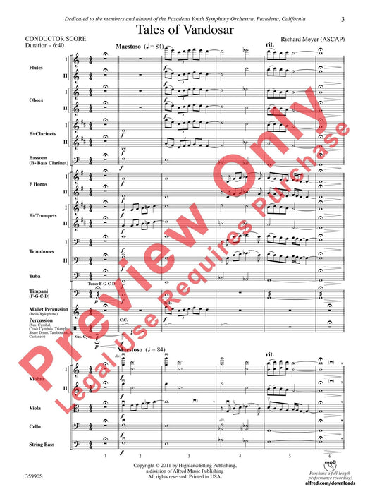 Tales of Vandosar 總譜 | 小雅音樂 Hsiaoya Music