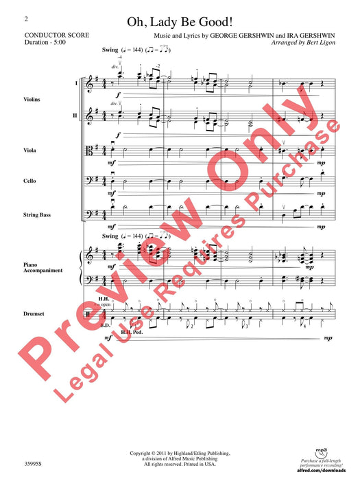 Oh, Lady Be Good! 總譜 | 小雅音樂 Hsiaoya Music