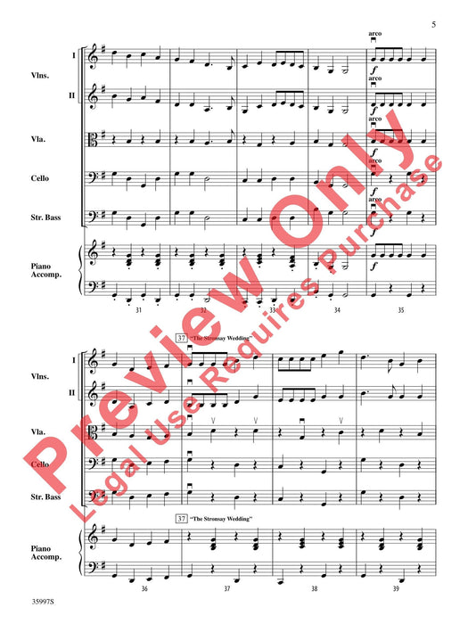 Scottish Fiddle Medley Featuring: The Waves of Tory / The Stronsay Wedding 提琴組合曲 總譜 | 小雅音樂 Hsiaoya Music