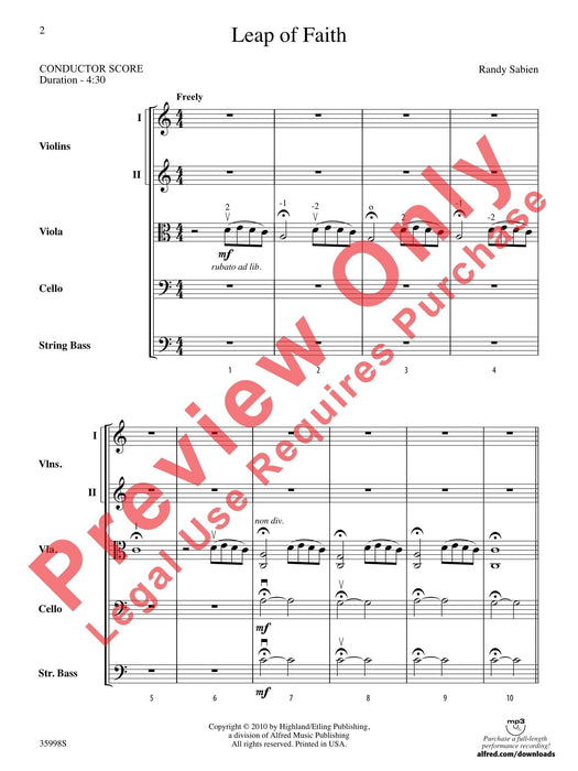 Leap of Faith Viola Feature 中提琴 總譜 | 小雅音樂 Hsiaoya Music