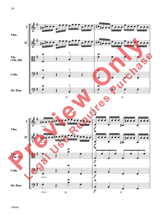 Concerto in G Major (from the Concerto for Two Mandolins) Violin Solo or Section Feature 韋瓦第 協奏曲 小提琴 獨奏 樂節 總譜 | 小雅音樂 Hsiaoya Music