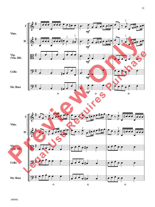 Concerto in G Major (from the Concerto for Two Mandolins) Violin Solo or Section Feature 韋瓦第 協奏曲 小提琴 獨奏 樂節 總譜 | 小雅音樂 Hsiaoya Music