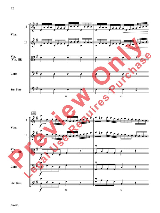 Concerto in G Major (from the Concerto for Two Mandolins) Violin Solo or Section Feature 韋瓦第 協奏曲 小提琴 獨奏 樂節 總譜 | 小雅音樂 Hsiaoya Music