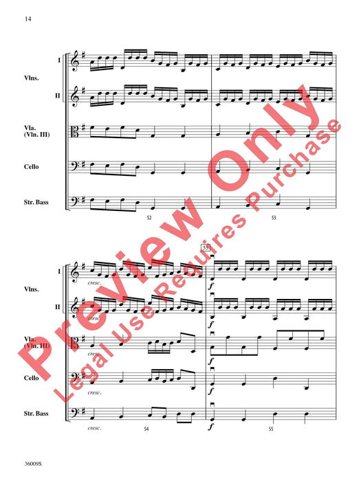 Concerto in G Major (from the Concerto for Two Mandolins) Violin Solo or Section Feature 韋瓦第 協奏曲 小提琴 獨奏 樂節 總譜 | 小雅音樂 Hsiaoya Music