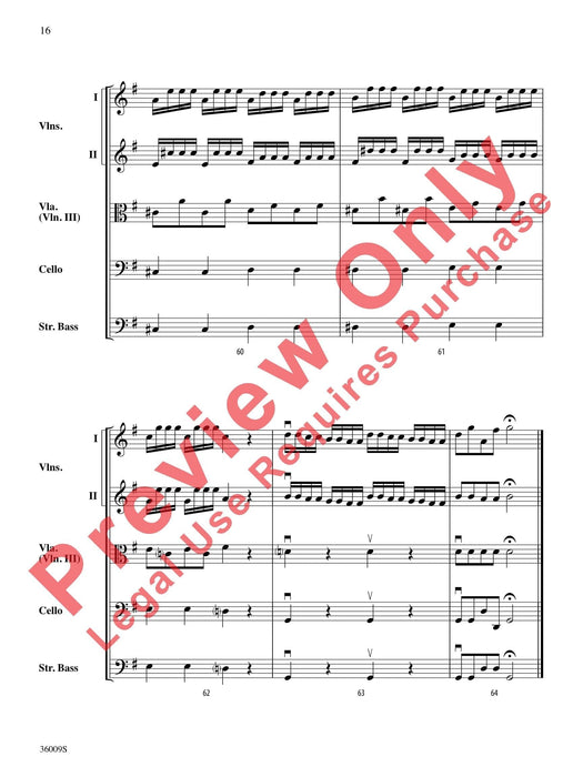 Concerto in G Major (from the Concerto for Two Mandolins) Violin Solo or Section Feature 韋瓦第 協奏曲 小提琴 獨奏 樂節 總譜 | 小雅音樂 Hsiaoya Music